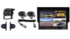 RV Backup Camera System with Quick Disconnect 3 Cameras and Split ...