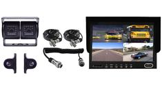 Rear View System with Quick Disconnect Dual Rear Camera 2 side cameras ...