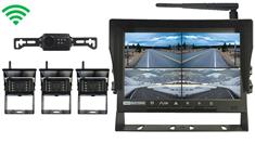 Digital Wireless Rear View System for RV with 4 Cameras and Monitor