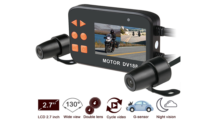 岐阜市★ナビＴＶ★Ｂカメラ★Ｒモニター★4ＷＤ★スマキー2個★Ｐスタ★ＥＴＣ★ Motorcycle DVR Recording System With 2 Cameras