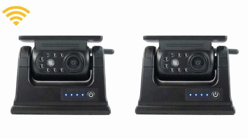 2 Pack Digital Wireless Solar Powered RV Camera (230ft Range) Backup ...